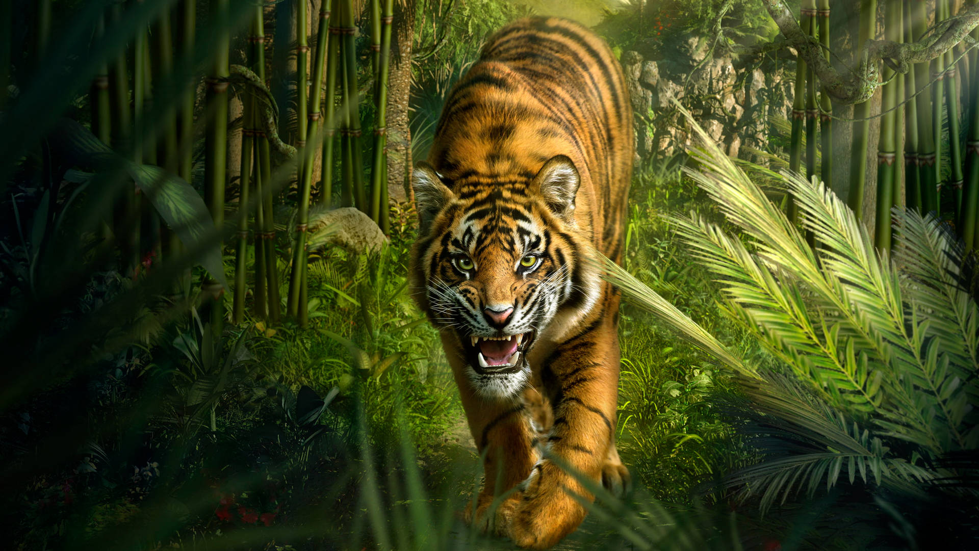 Tigerim Dschungel Wallpaper