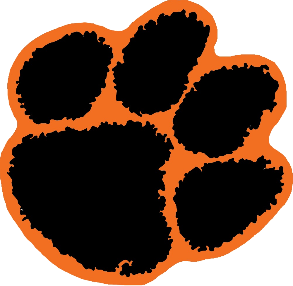 Tiger Paw Print Graphic PNG