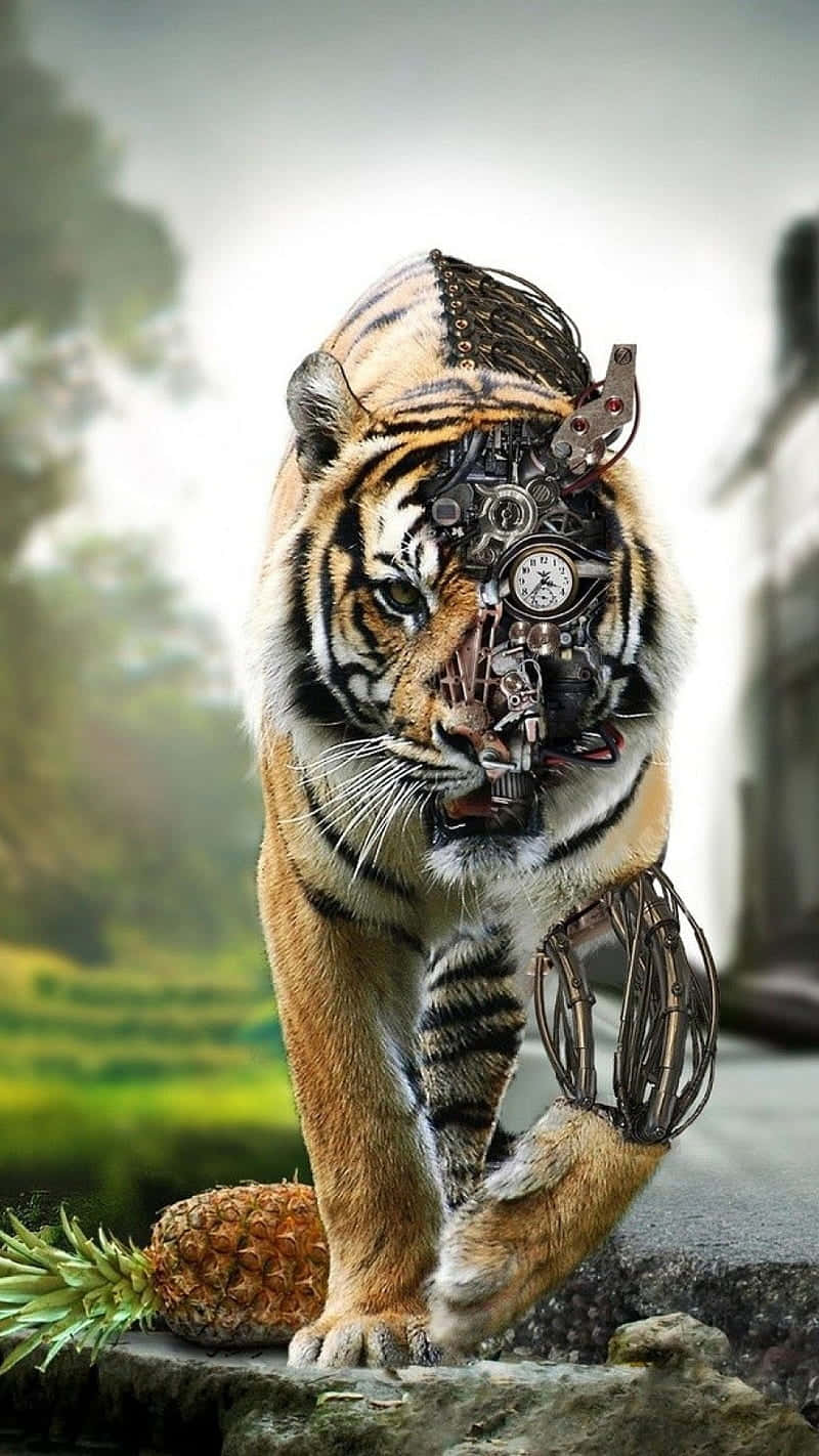 Unlock the power of your phone with Tiger Phone Wallpaper