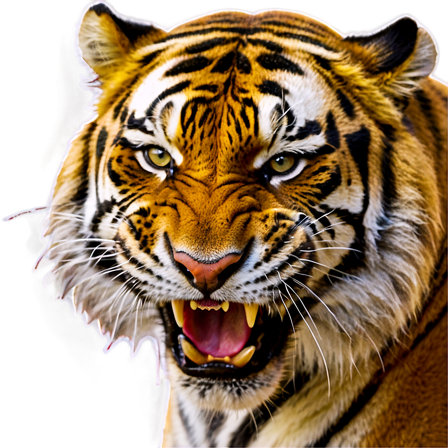 Tiger's Power And Anger Png 30 PNG