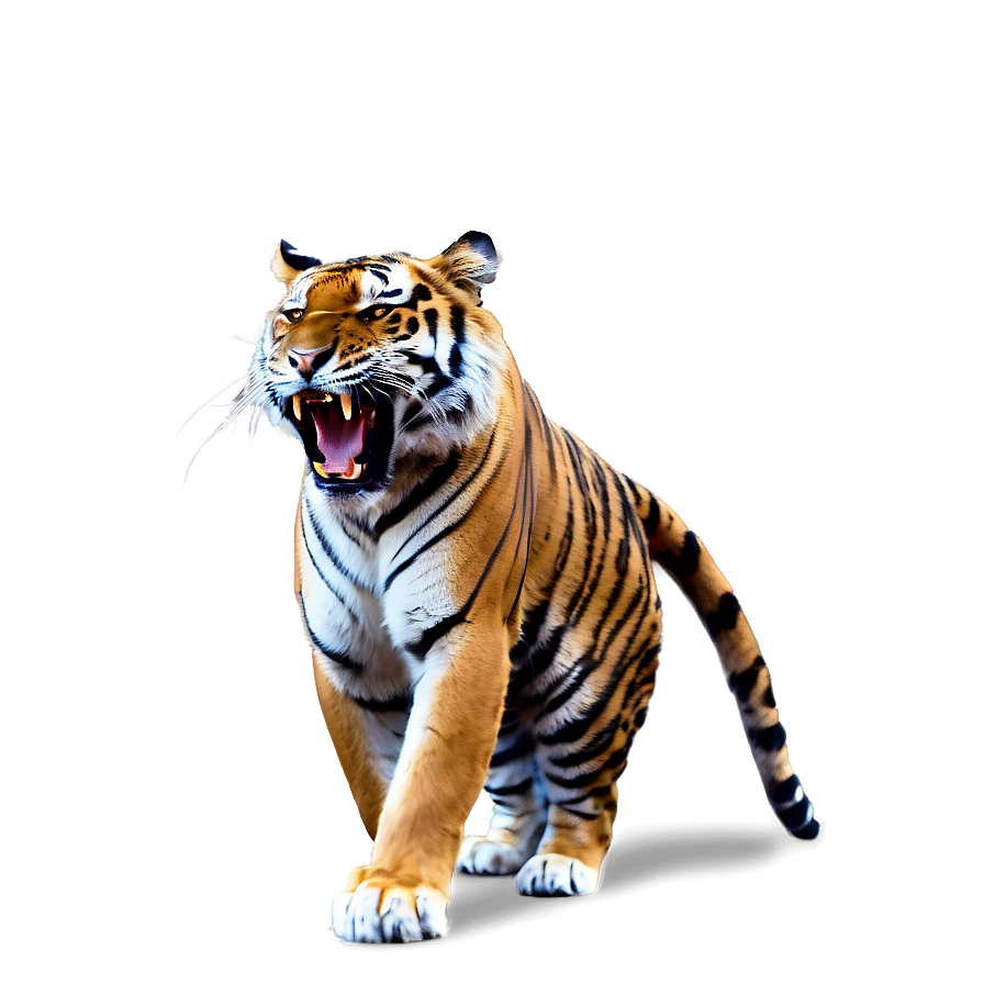 Tiger's Power And Anger Png Rtq3 PNG