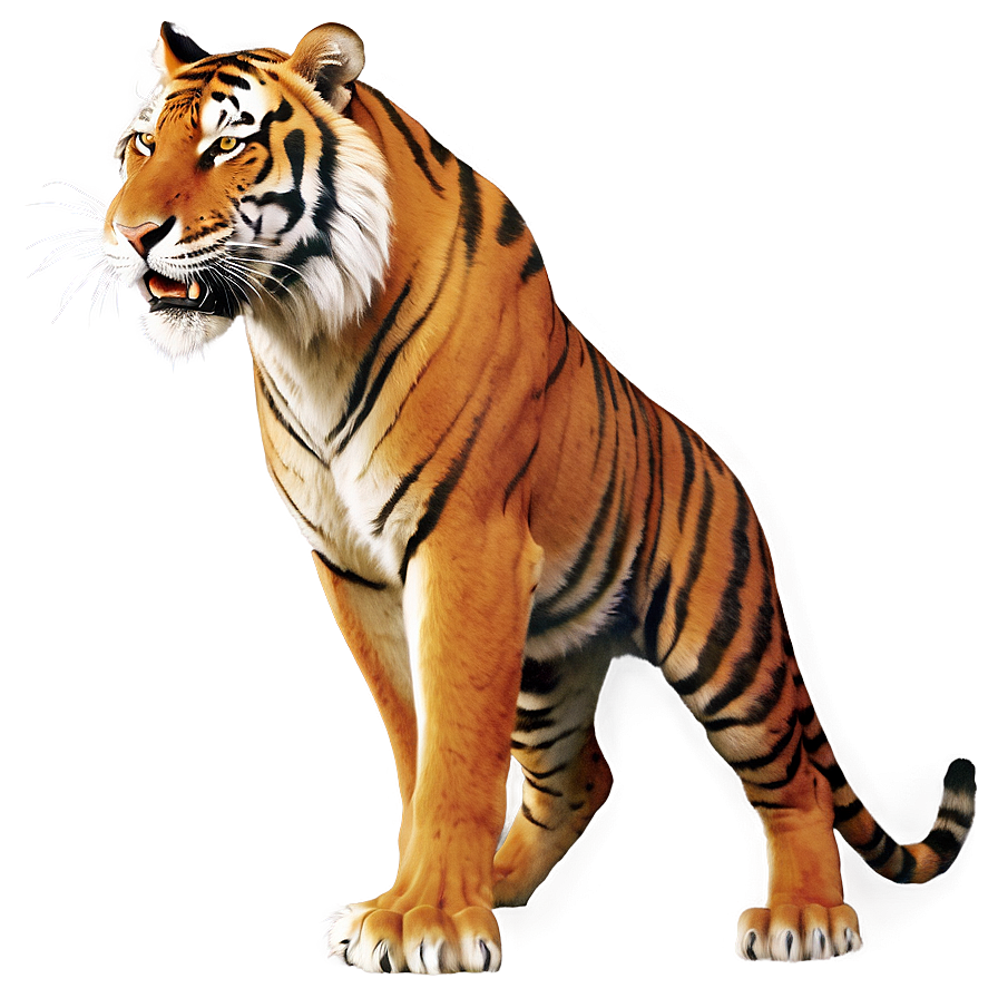 Tiger's Wrath Unleashed Png Bcr PNG