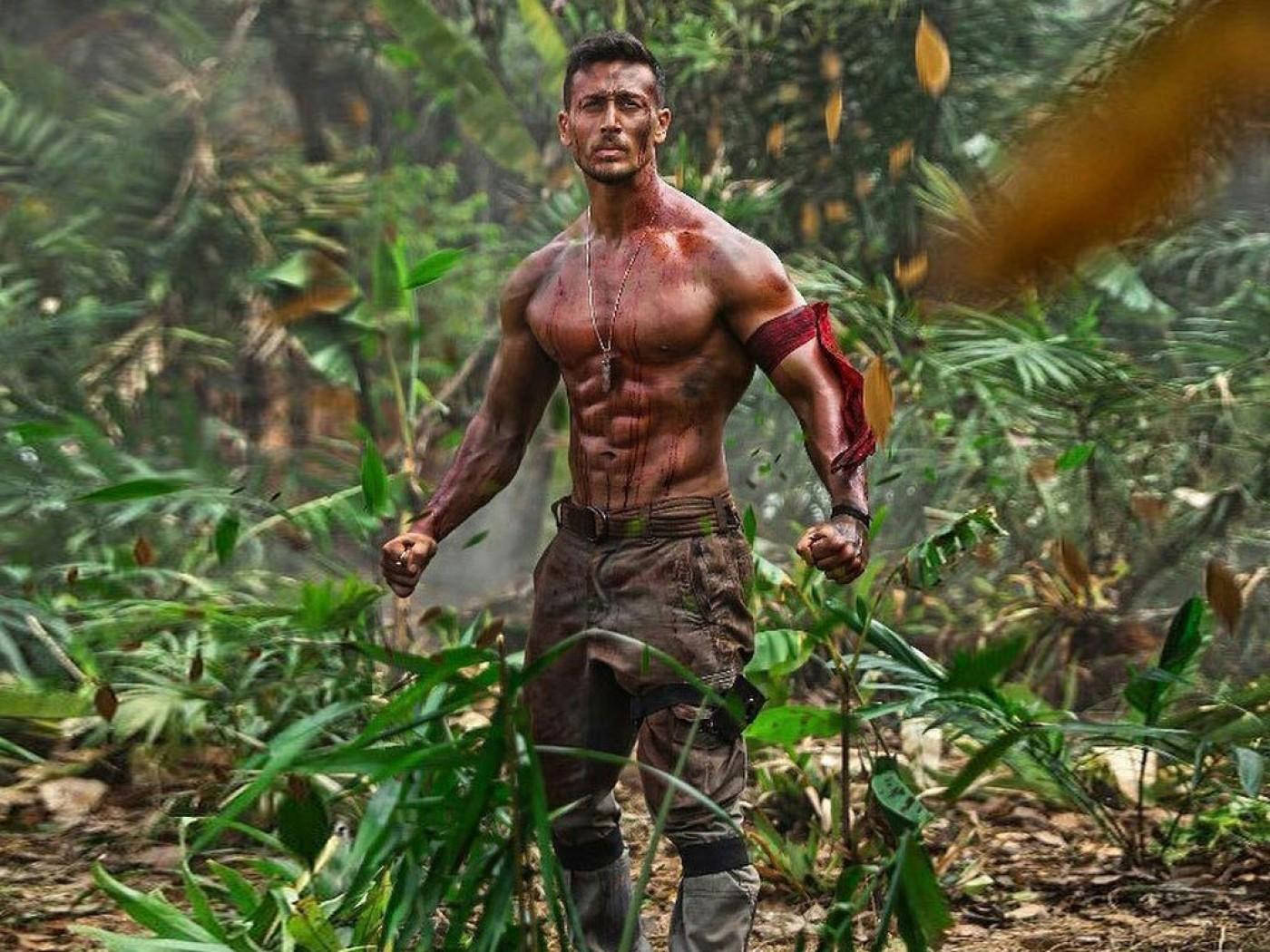 Tiger Shroff Body In The Forest Wallpaper
