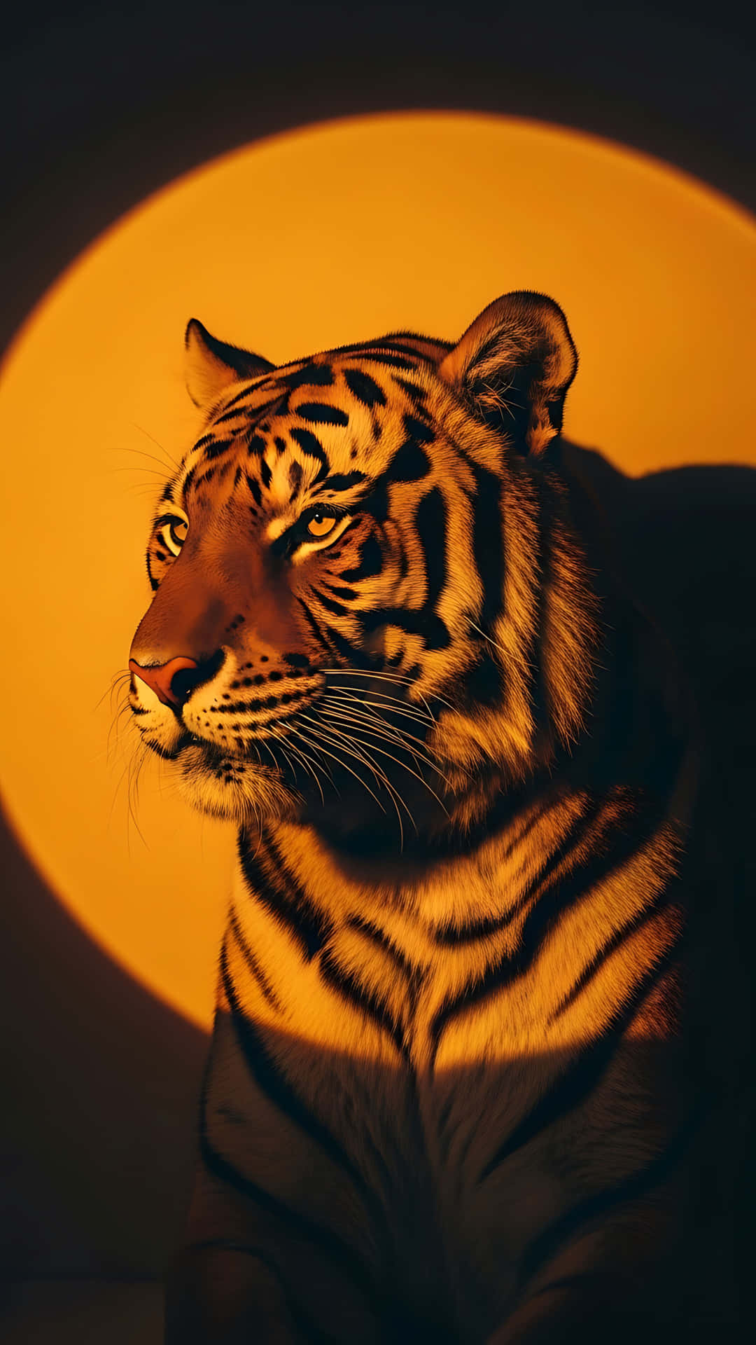 Tiger Sun Portrait Wallpaper