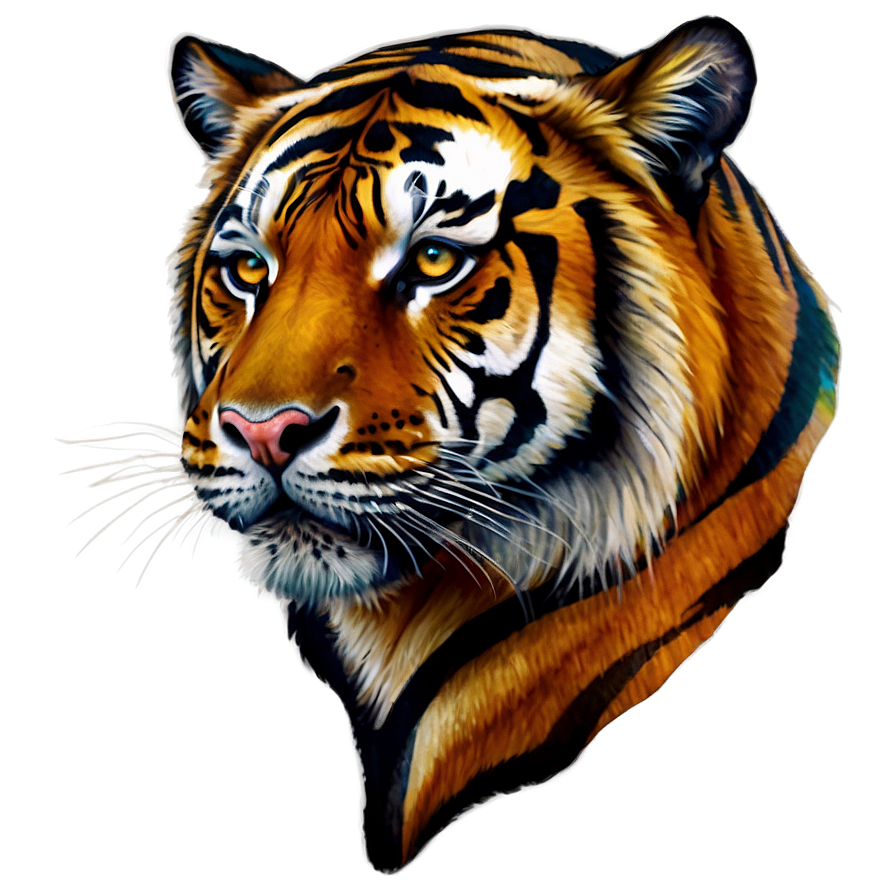 Download Tiger Tattoo Png Mbb | Wallpapers.com