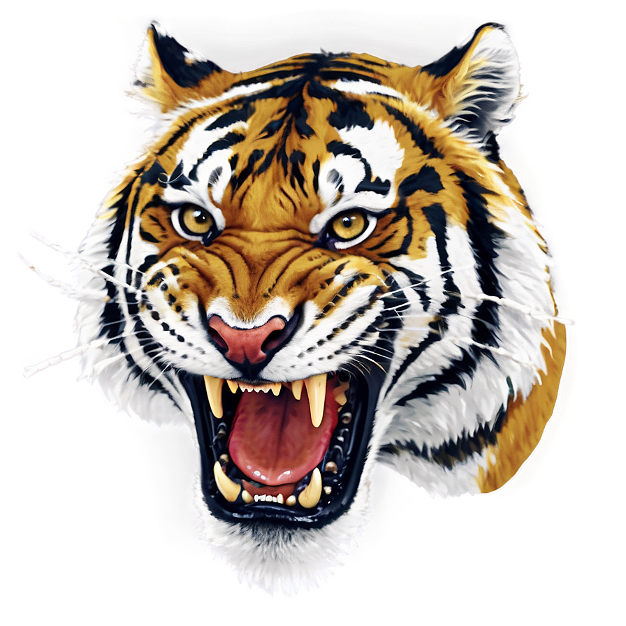 Tiger With Menacing Snarl Png 68 PNG