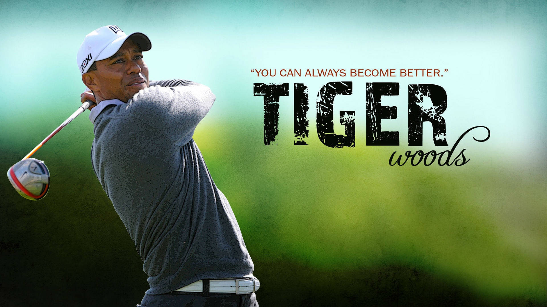 Tiger Woods Golf Aesthetic Wallpaper