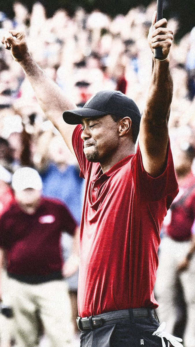 Tiger Woods Iphone Is Emotional Wallpaper