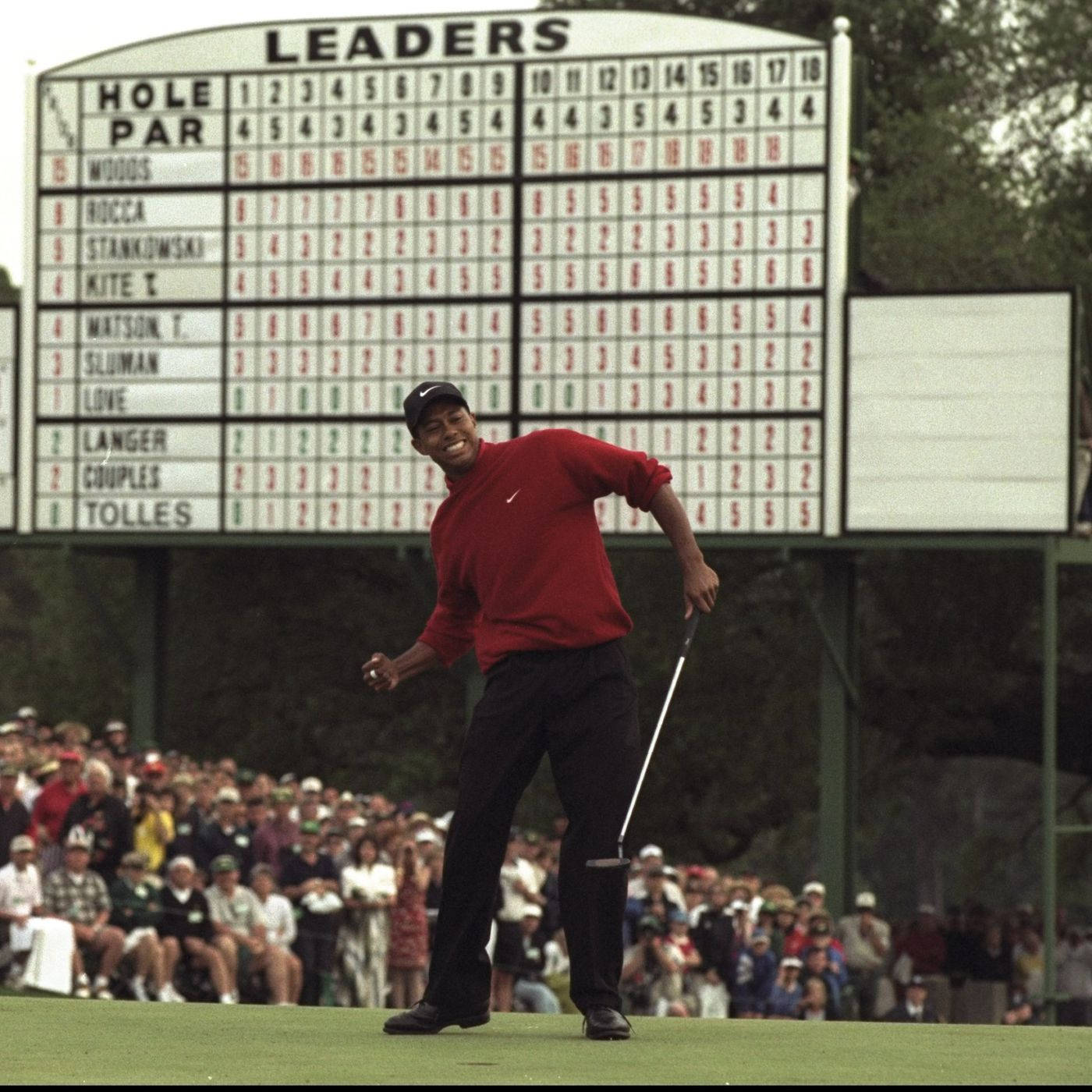 Tiger Woods Masters Leaderboard Wallpaper