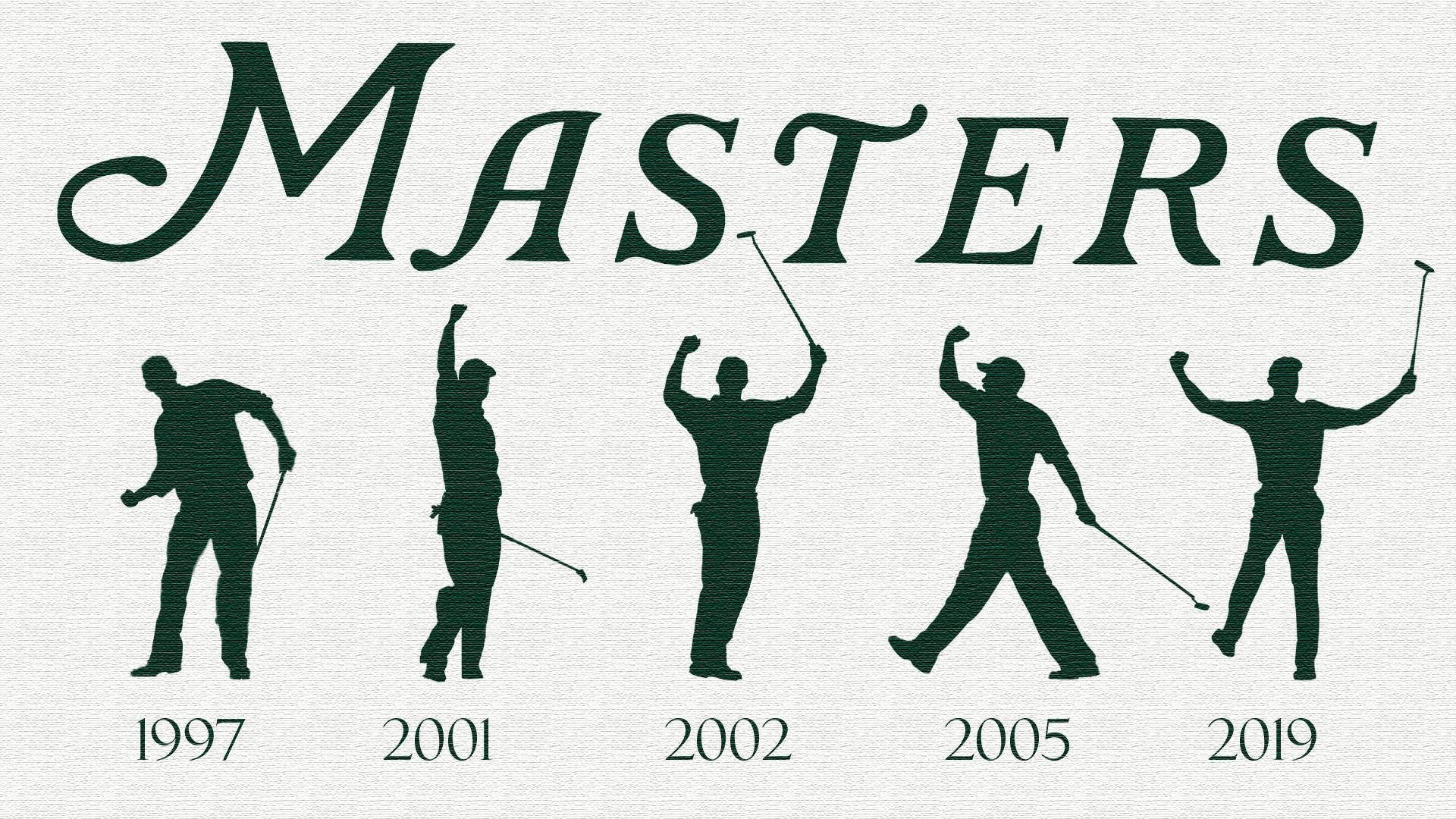 Tiger Woods Masters Victories Wallpaper