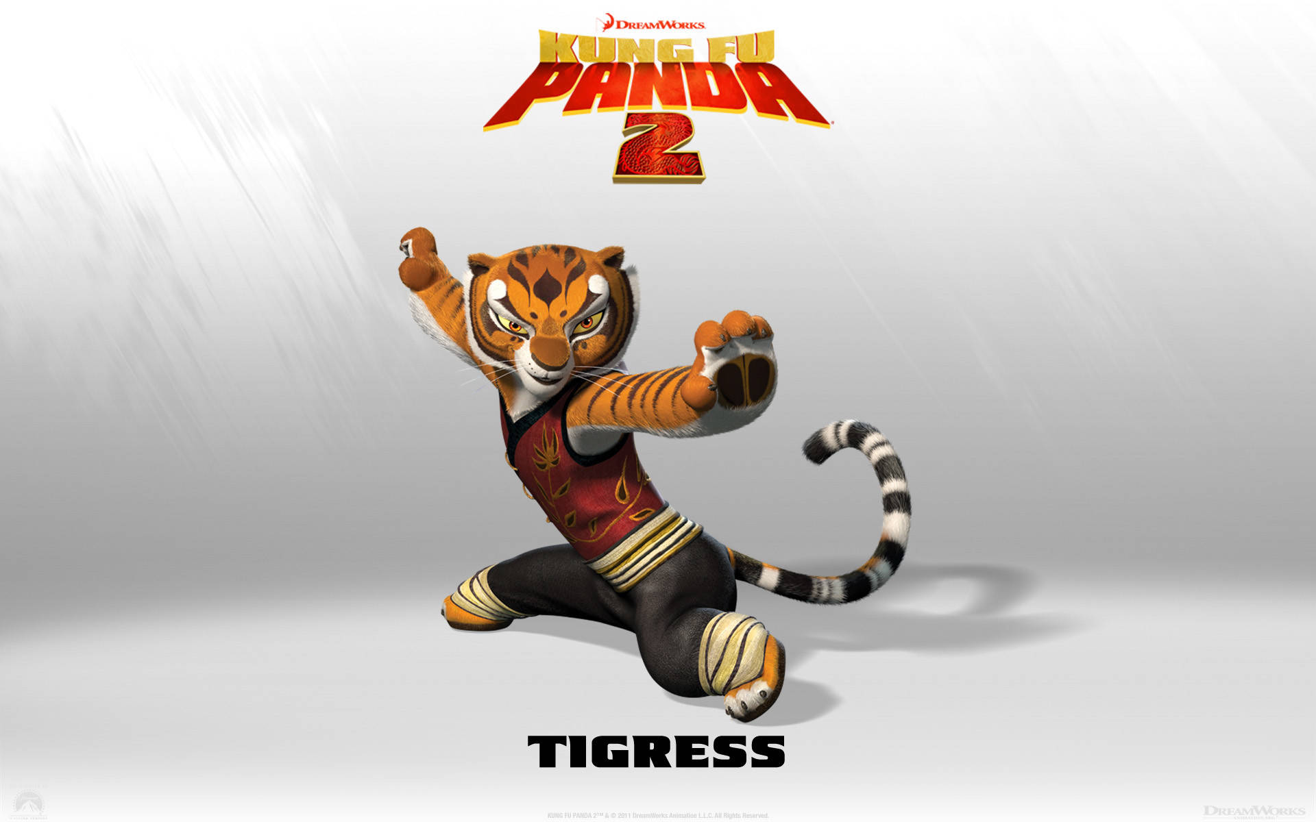 Tigress From Kung Fu Panda 2 Background