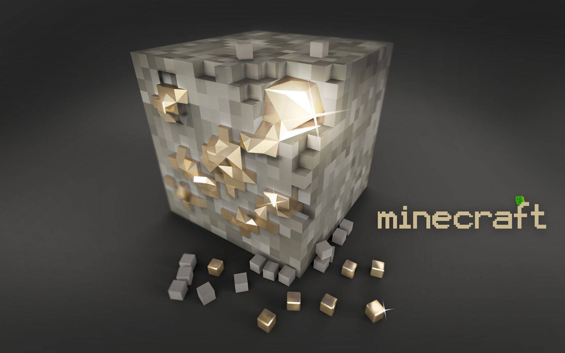 Tijolo Gigante De Minecraft 4k Papel de Parede