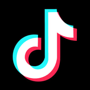 Tik Tok Logo Black Background PNG