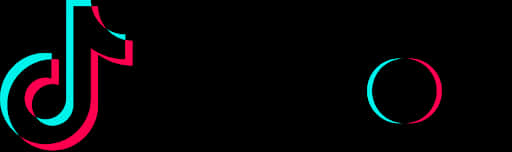 Tik Tok Logo Black Background PNG
