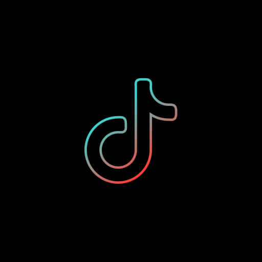 Download Tik Tok Logo Gradient Background | Wallpapers.com