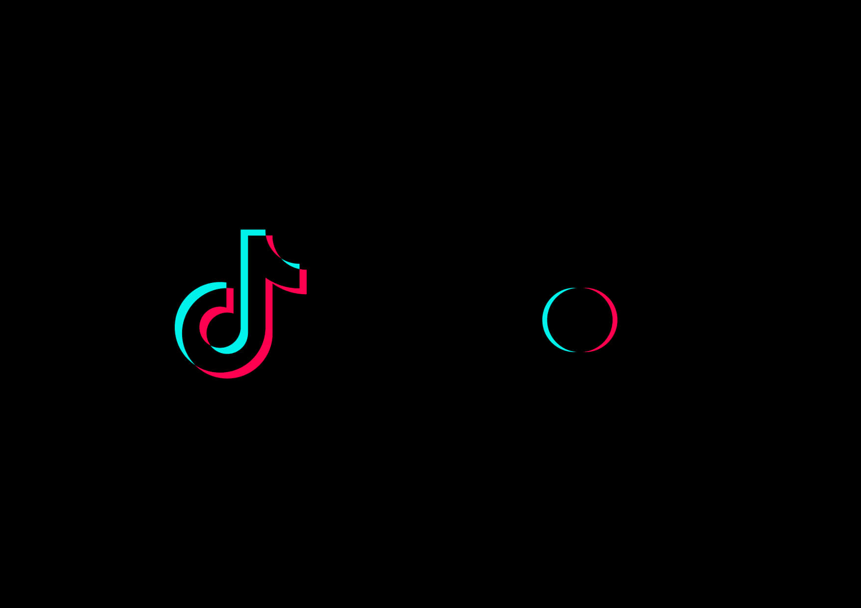 Download Tik Tok Logo Neon Glow | Wallpapers.com