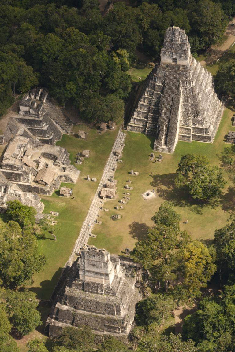 Tikal Aerial View Wallpaper