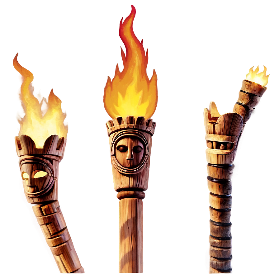 Download Tiki Torches Png Bkq | Wallpapers.com