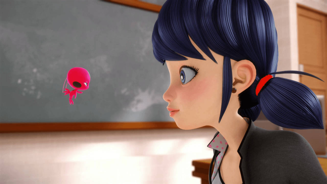Tikki And Marinette From Miraculous Ladybug Wallpaper