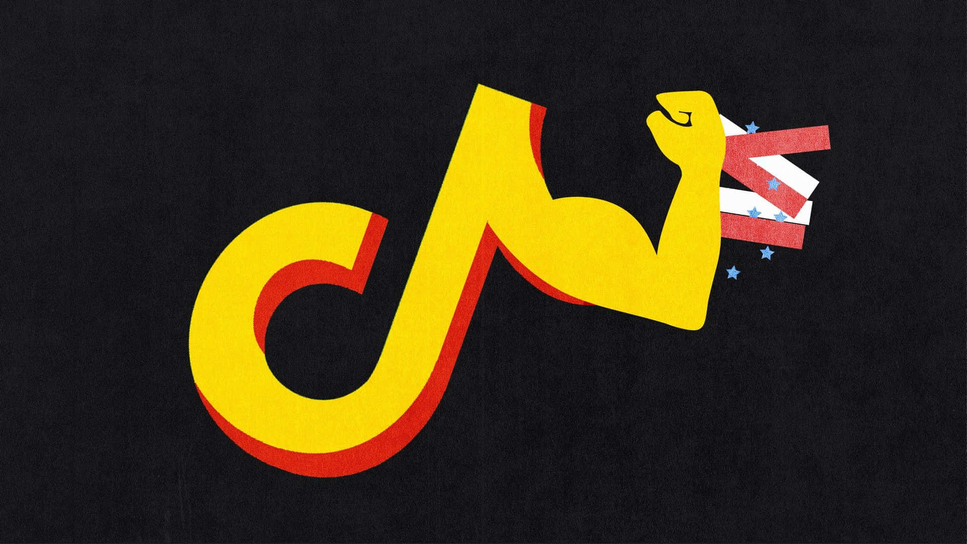 a yellow and red logo with the letter n
