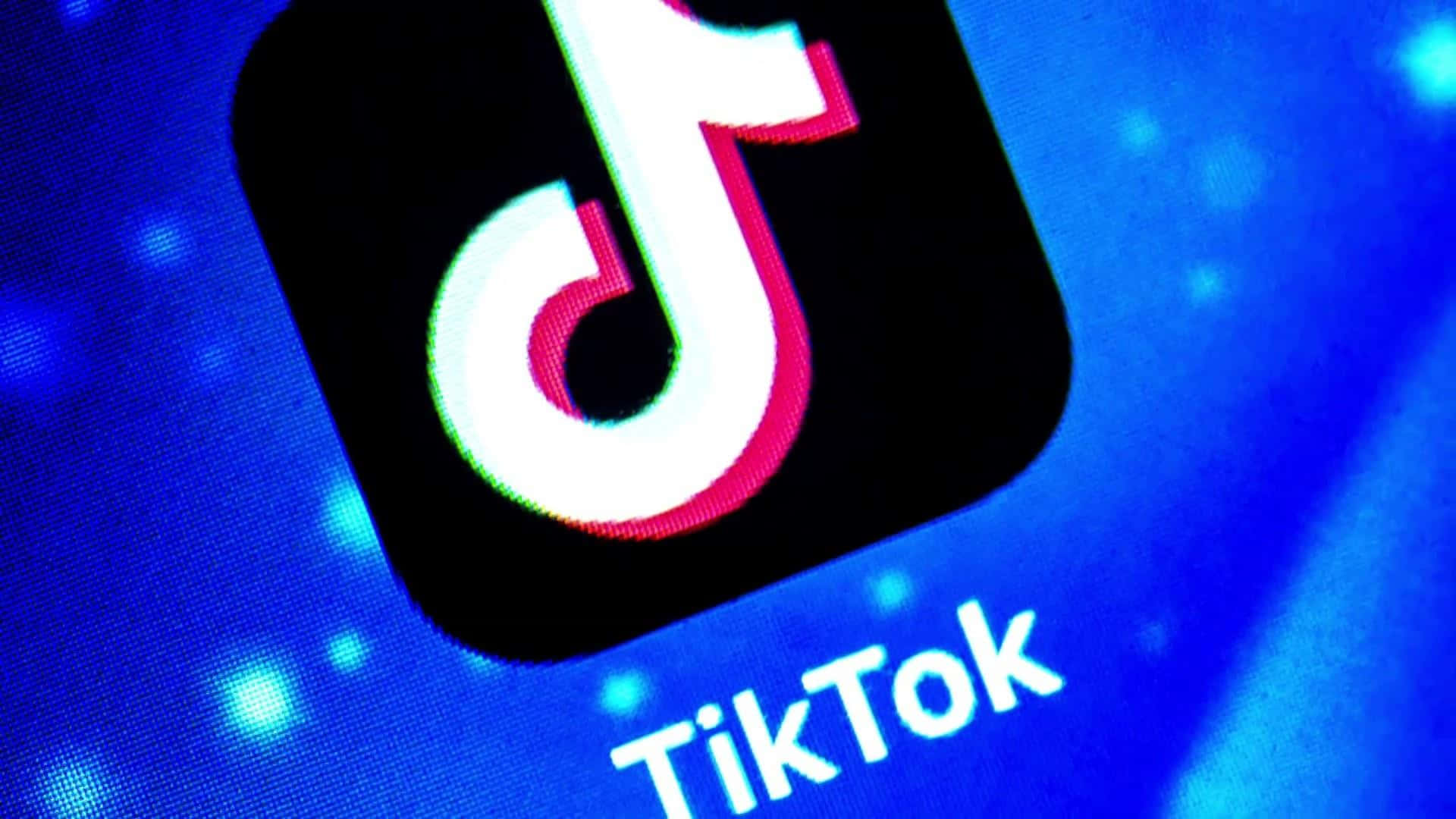 tiktok logo is seen on a computer screen