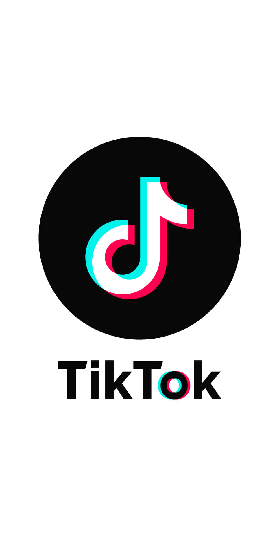 Logotipoclásico De Tiktok. Fondo de pantalla