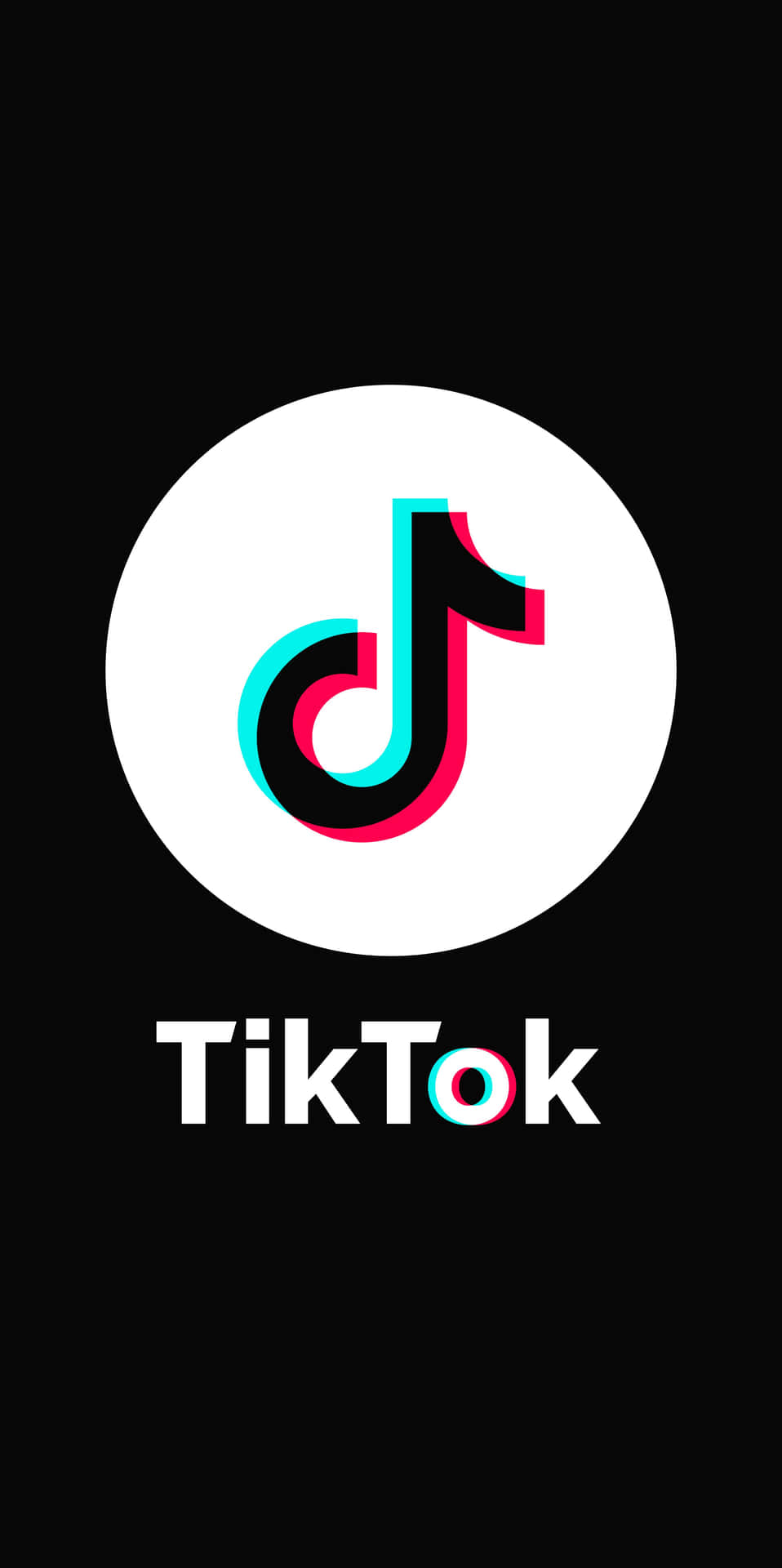 Tiktok-logoet 2830 X 5670 Wallpaper