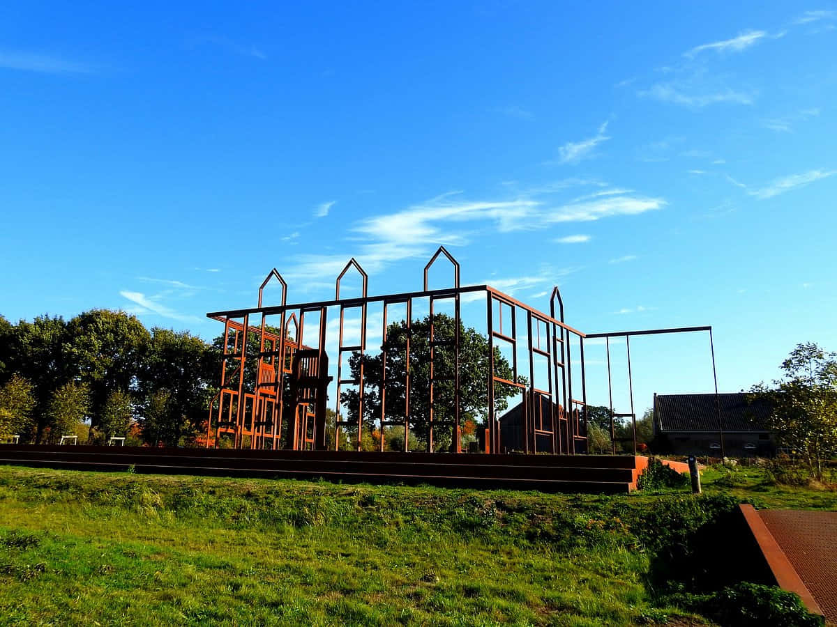 Tilburg Outdoor Playground Structure Wallpaper
