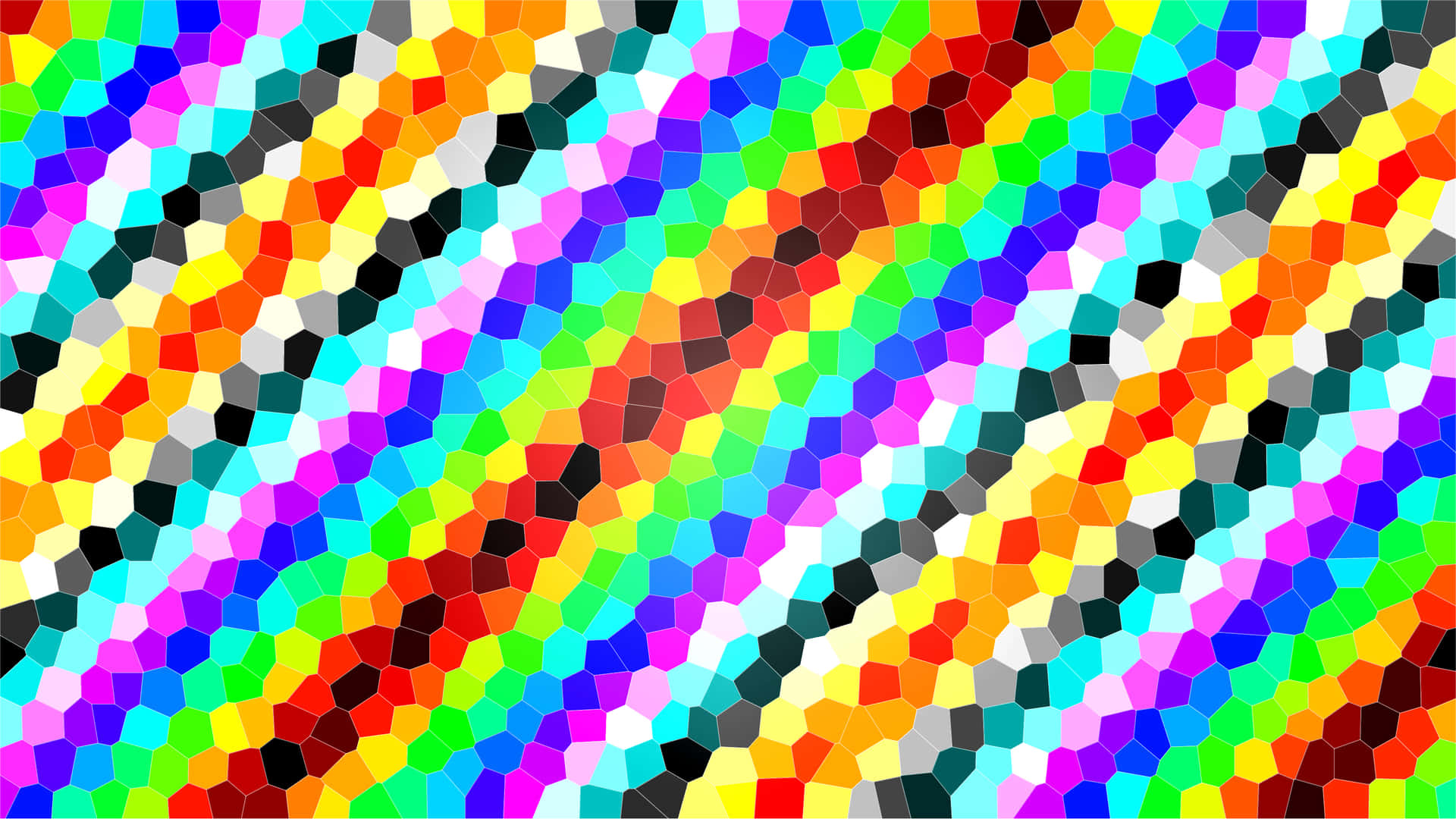 Rainbow Glitch Tile Wallpaper