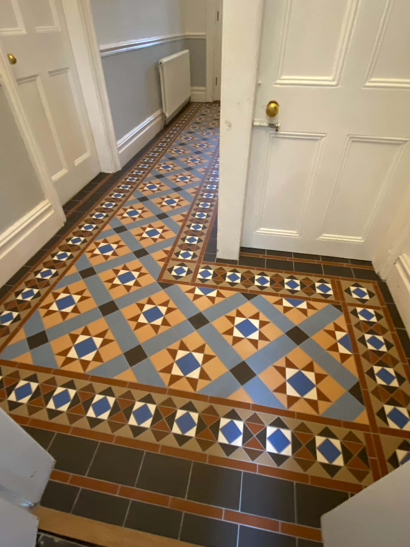 Victorian Tiled Floor Before And After