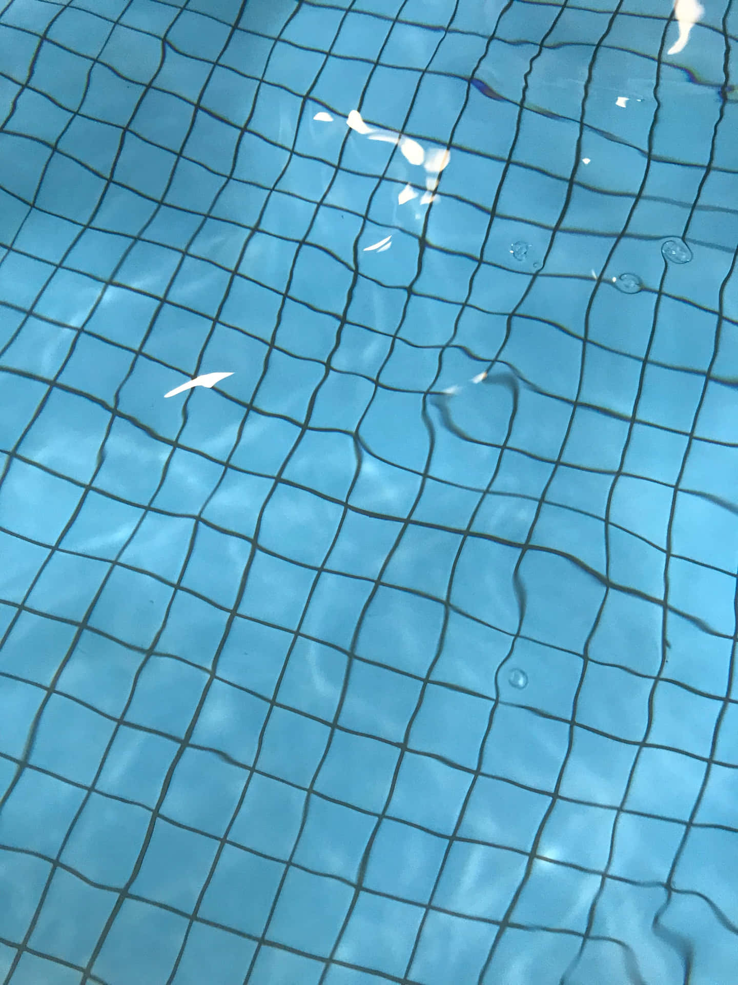 Einenahaufnahme Eines Schwimmbads Mit Einem Netz. Wallpaper