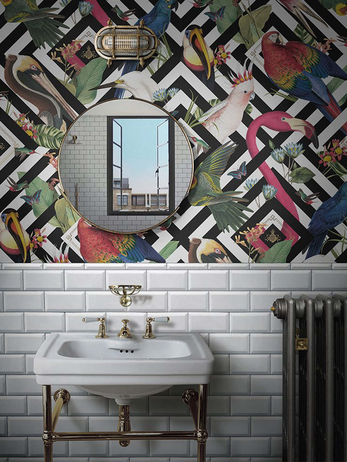 A Monochromatic Collage of Tiles Perfect for Your Home