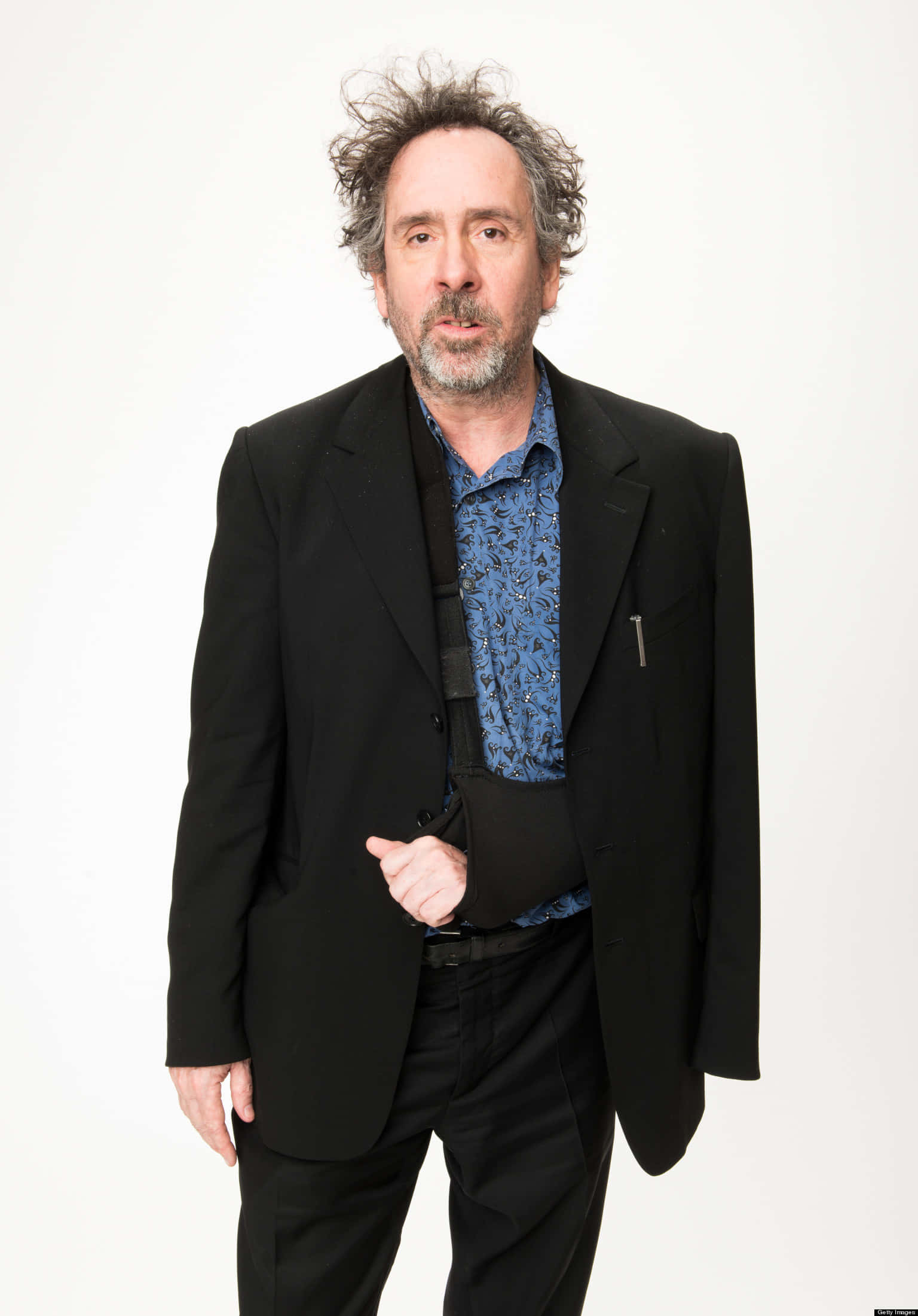 Regisseur Tim Burton Op De Première Van Alice Through The Looking Glass. Achtergrond