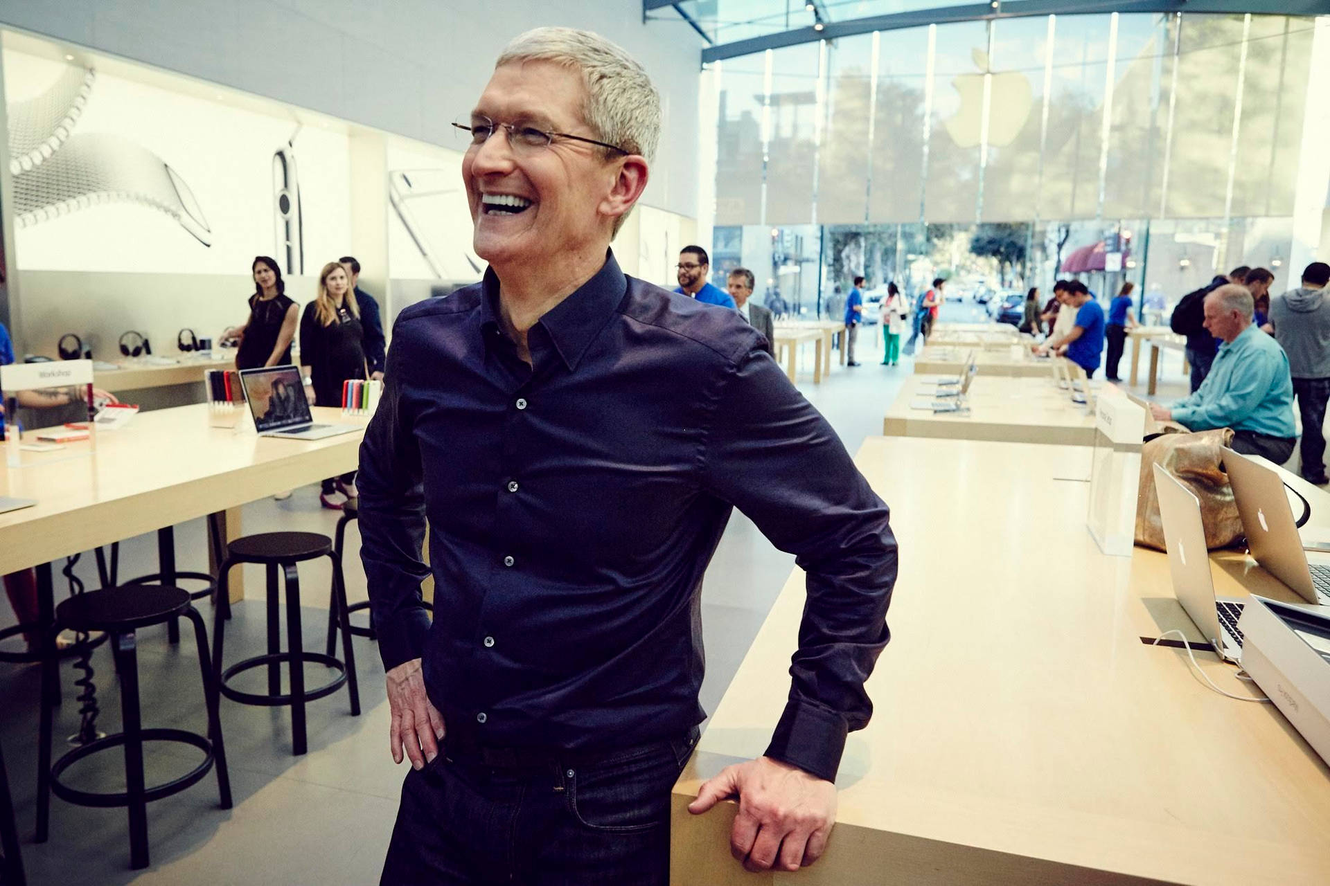 Tim Cook Most Influential People Of The Year Wallpaper