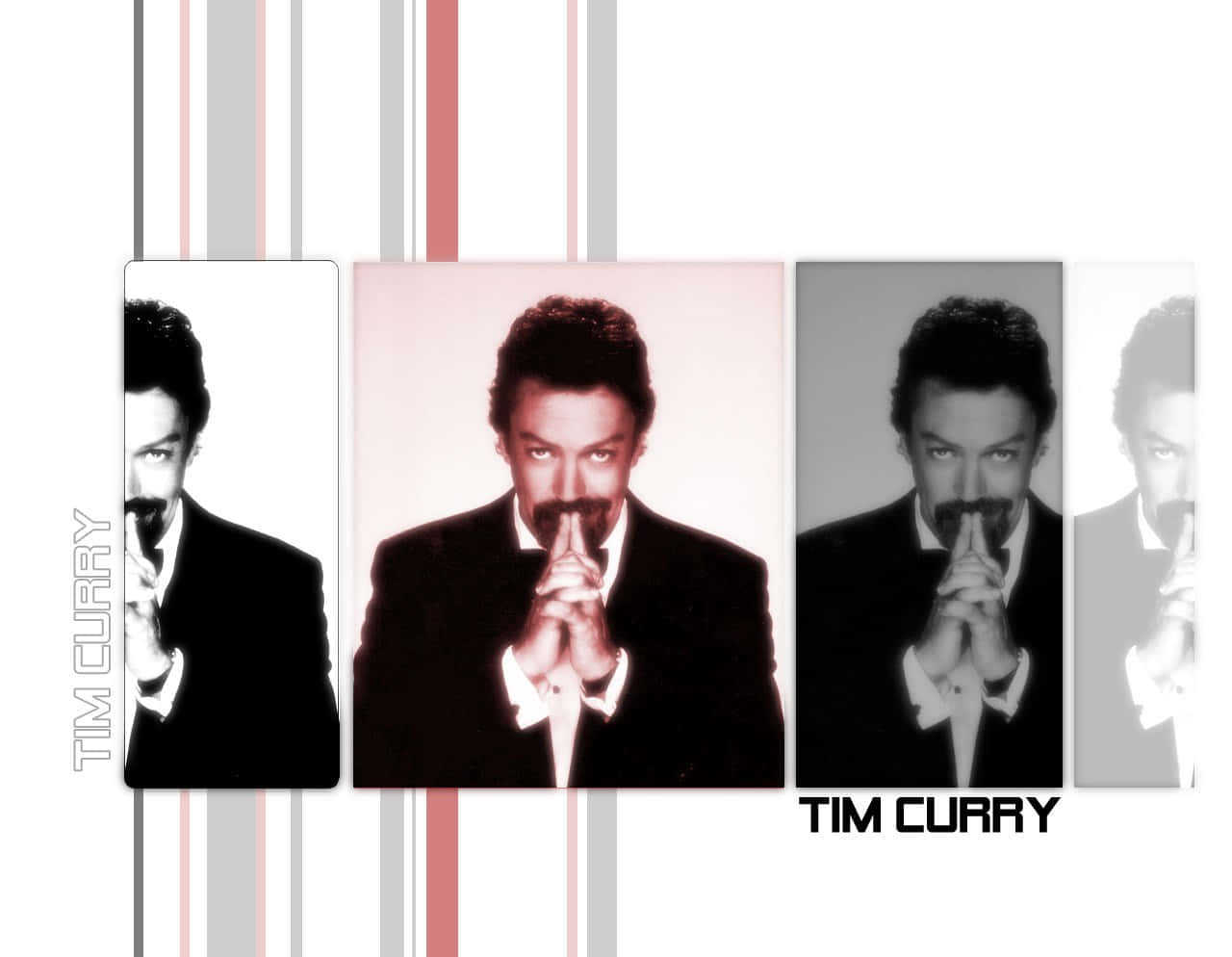 Ellegendario Actor Tim Curry En Una Pose Icónica Fondo de pantalla