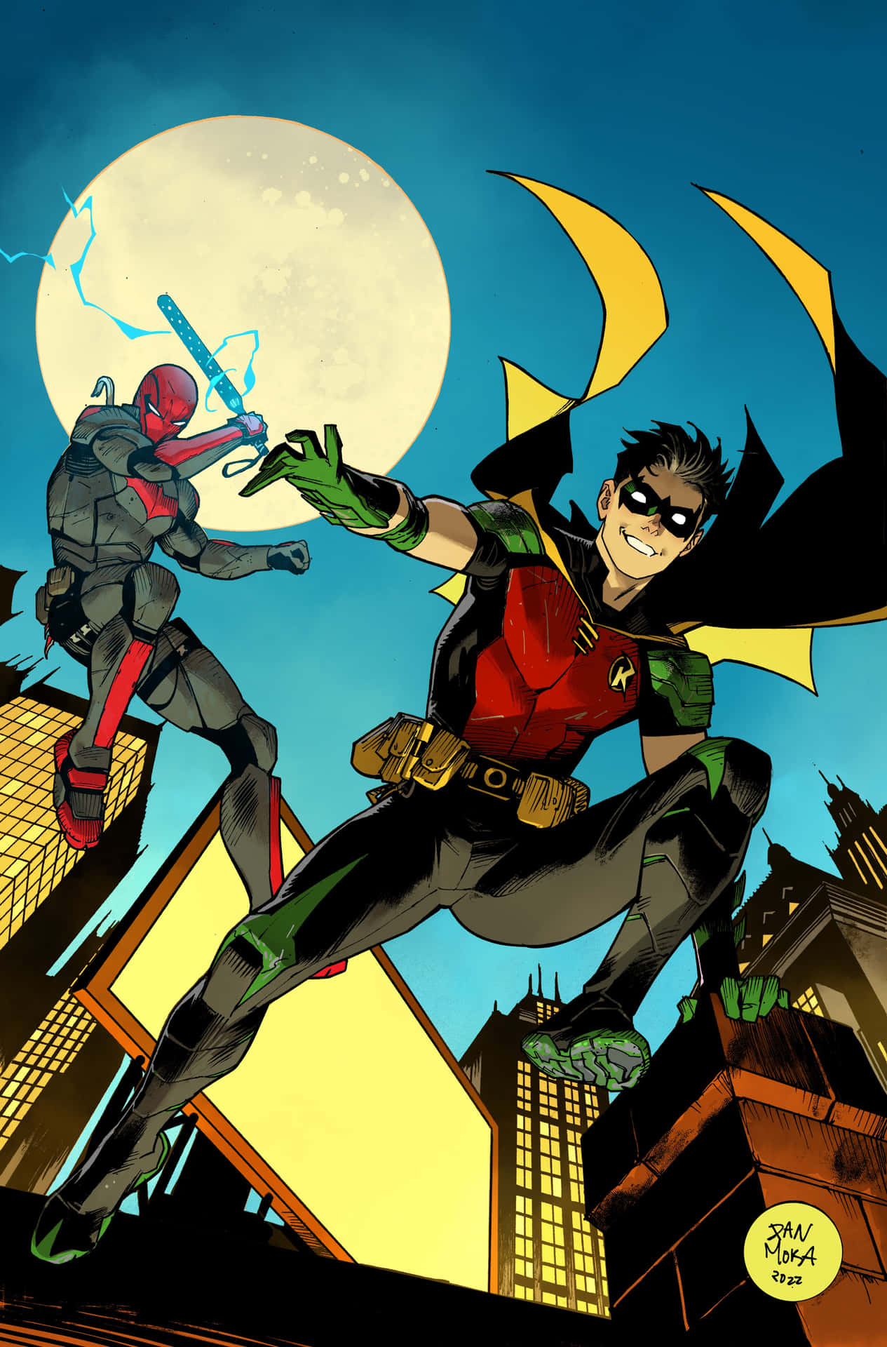 Download Tim Drake A Young Crime Fighter in Action Wallpaper  Wallpapers com