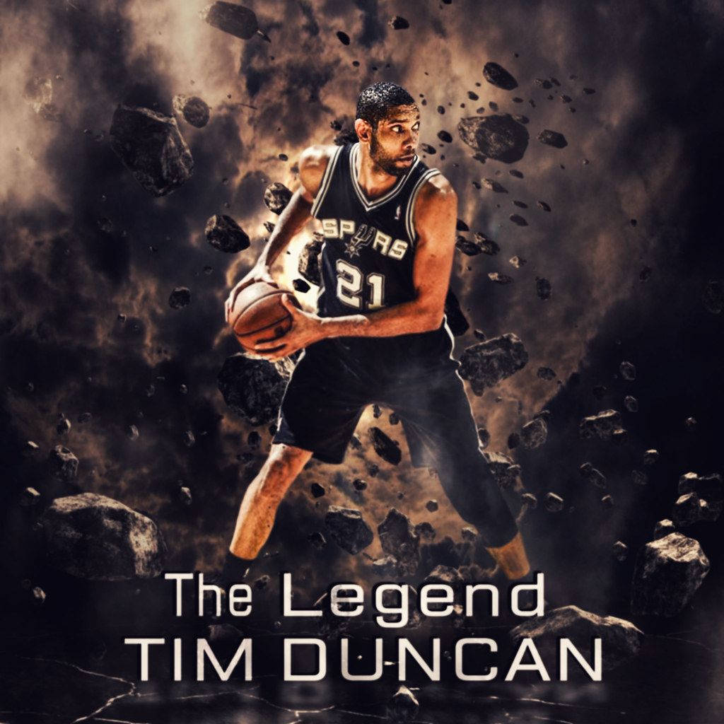 Tim Duncan, Lenda Da Nba Papel de Parede