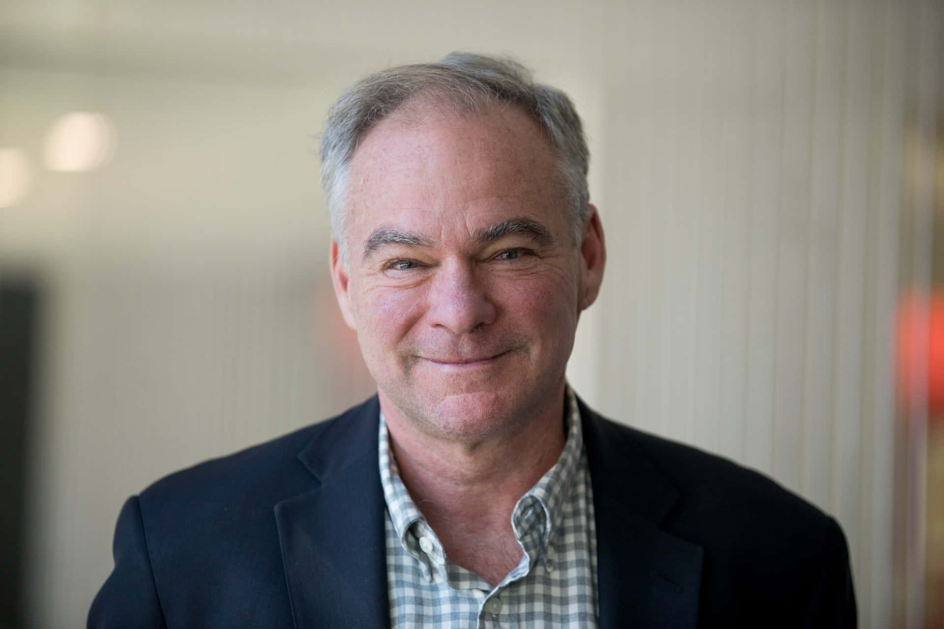 Tim Kaine Smiling Front View Wallpaper