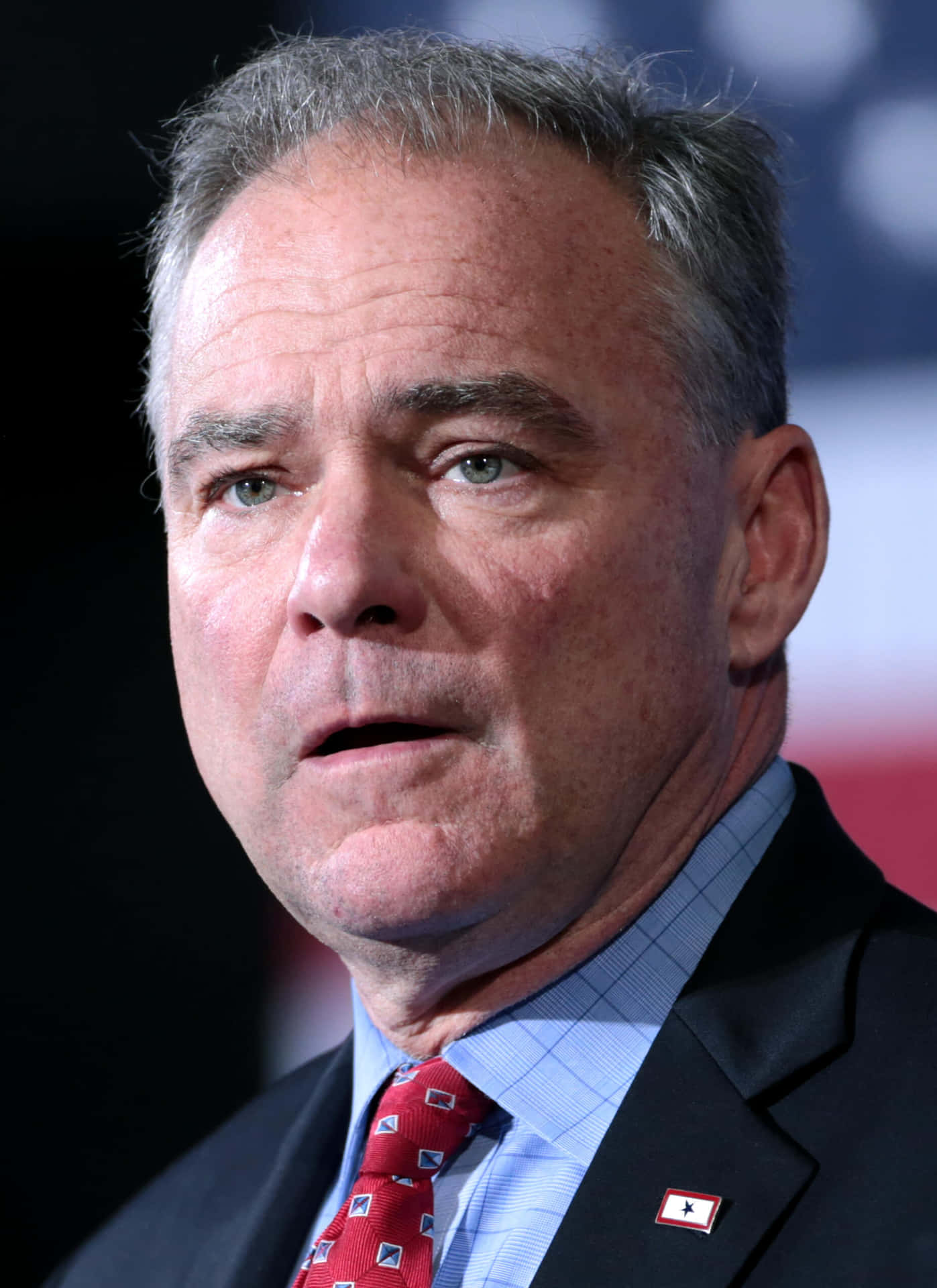 Tim Kaine With Gaping Mouth Wallpaper