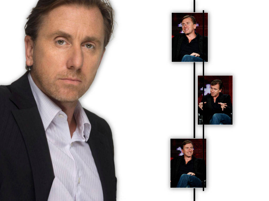 Tim Roth English Actor Framed Collage Wallpaper