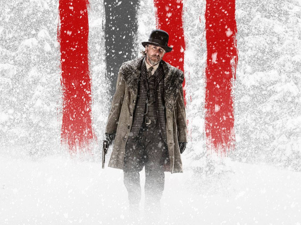 Tim Roth The Hateful Eight Film Poster Wallpaper