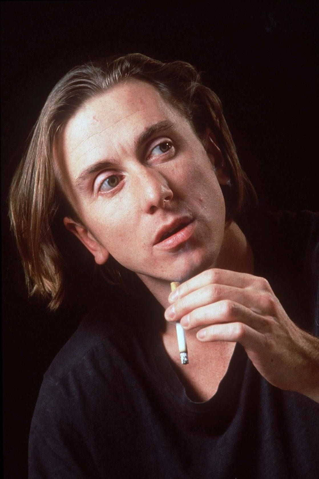 Tim Roth Young Actor Long Brown Hair Look Wallpaper