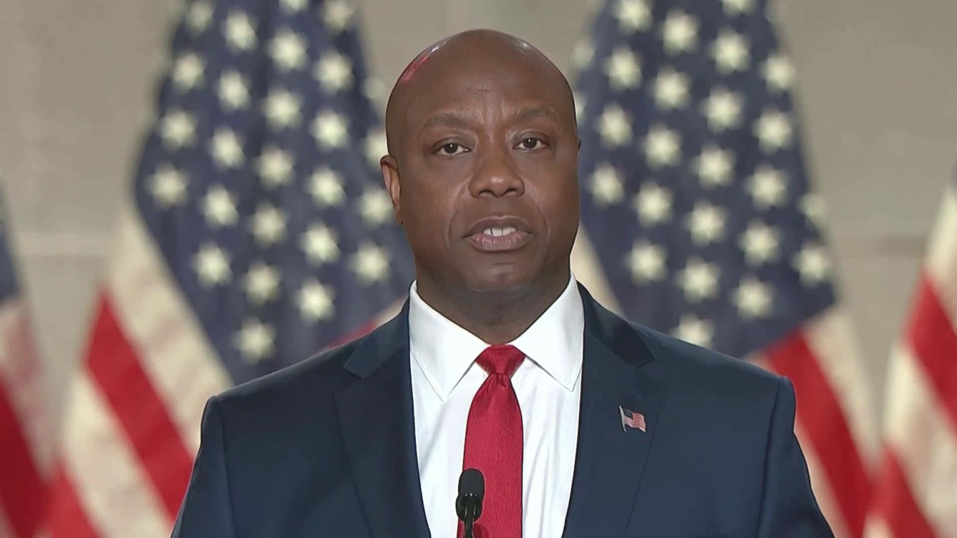 Tim Scott On 2020 Republican National Convention Background