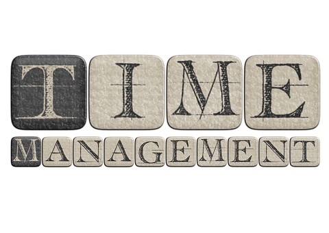 Time Management Vintage Blocks PNG