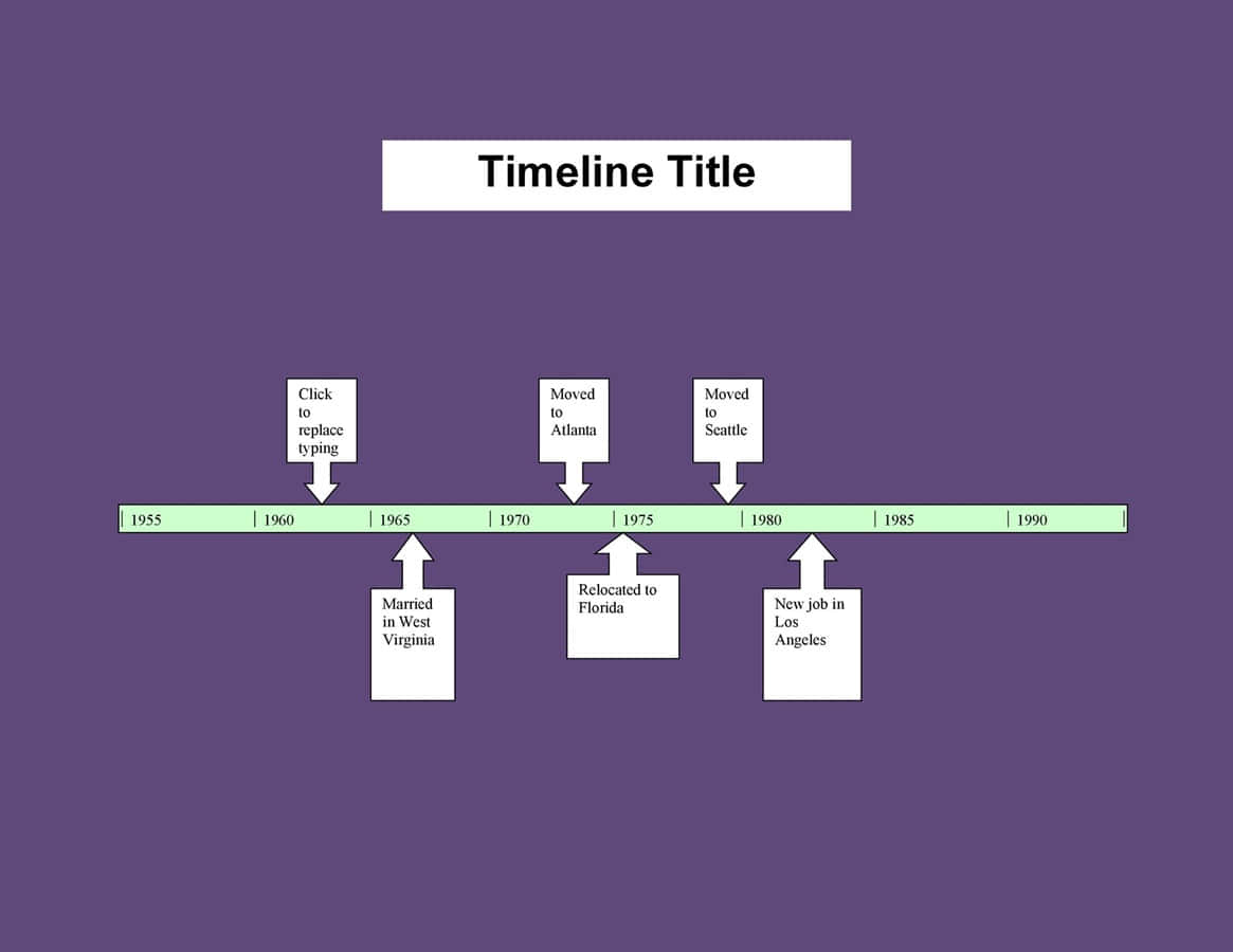 Modellodi Timeline Per Powerpoint