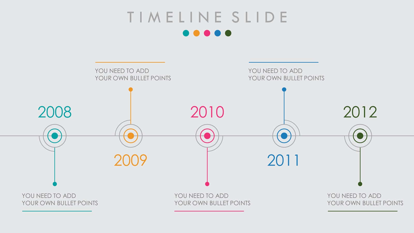 Timeline Slide Powerpoint Template