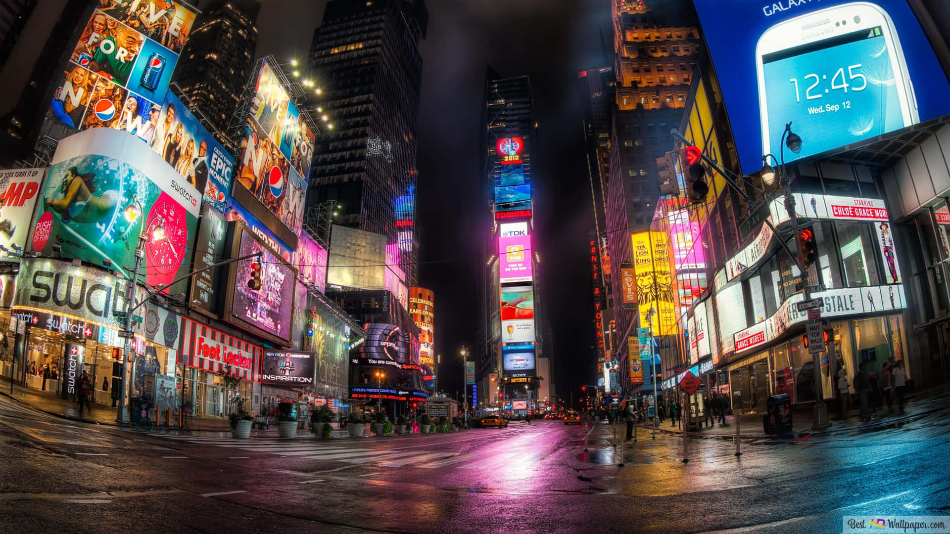 Hjertet af byen - Times Square Wallpaper