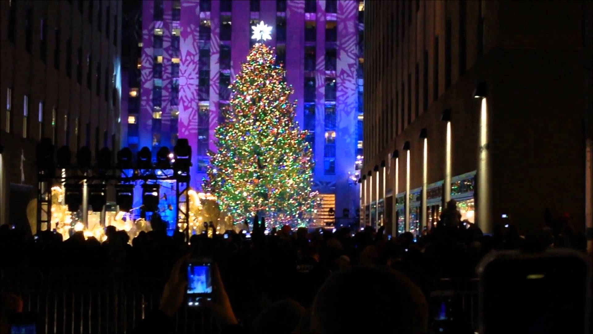 Árbolde Navidad De Times Square Fondo de pantalla