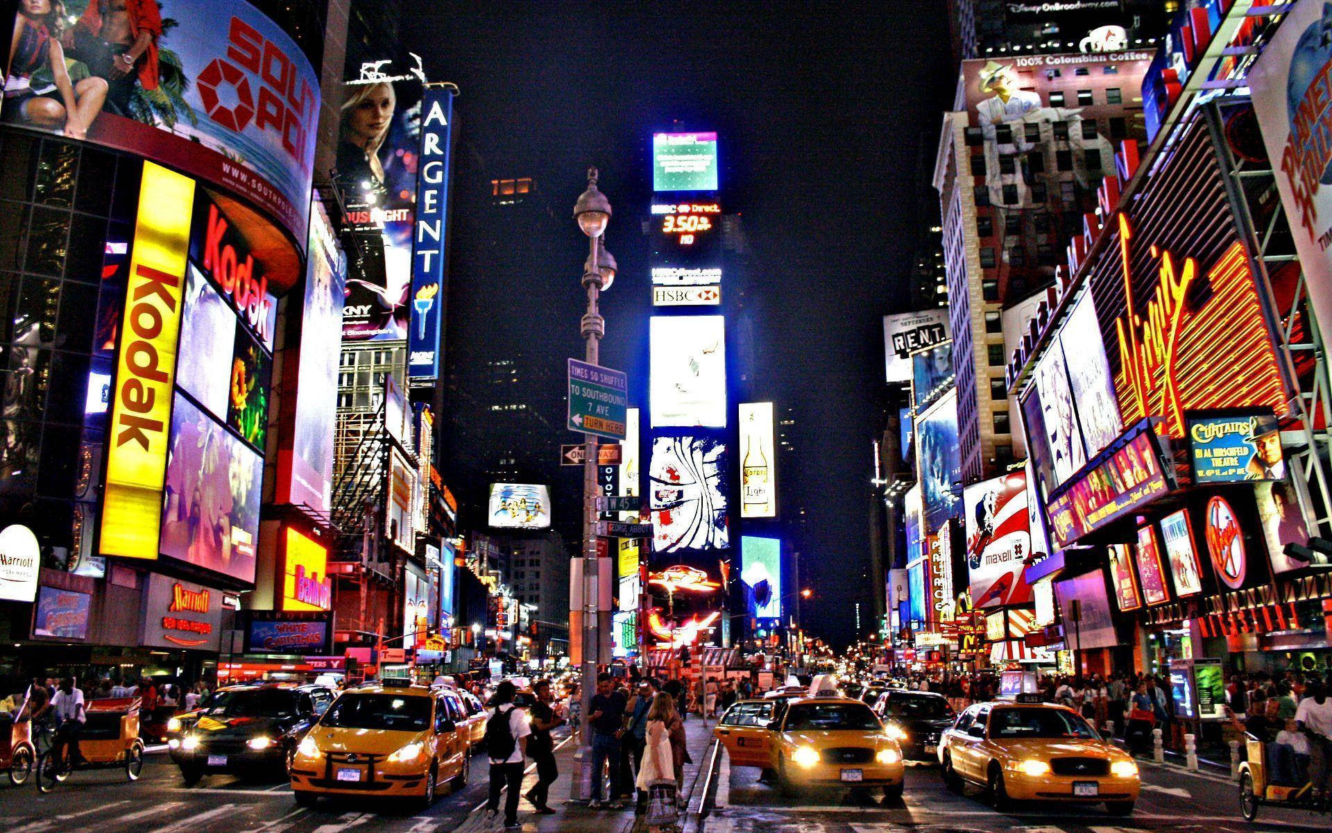 Times Square Kodak Logo Wallpaper