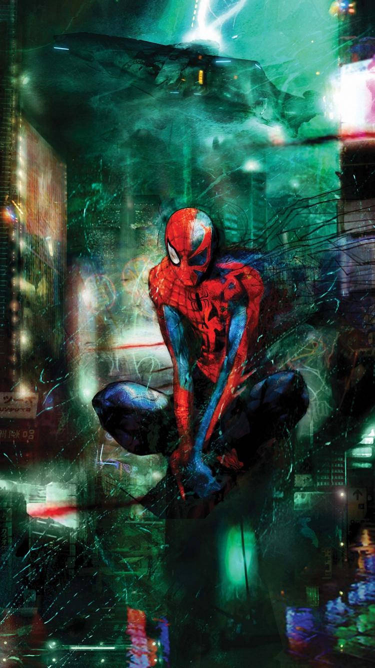 Timestorm Art Spider Man Iphone Wallpaper